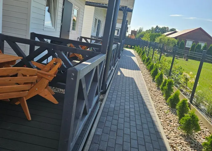 Bialy Sztorm Ferienhaus Rusinowo (Slawno)